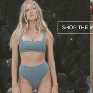 NWT Wanderlust Swim Erin top and Halle bottom size Small